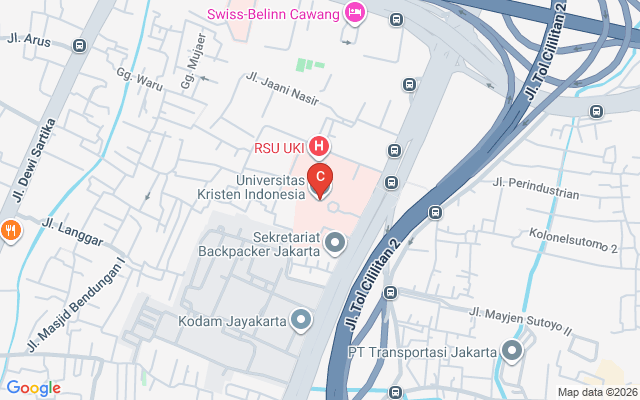 Peta lokasi acara